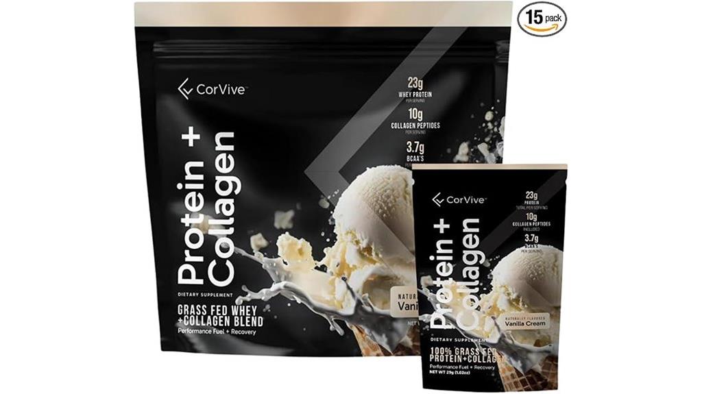 vanilla collagen protein sachets