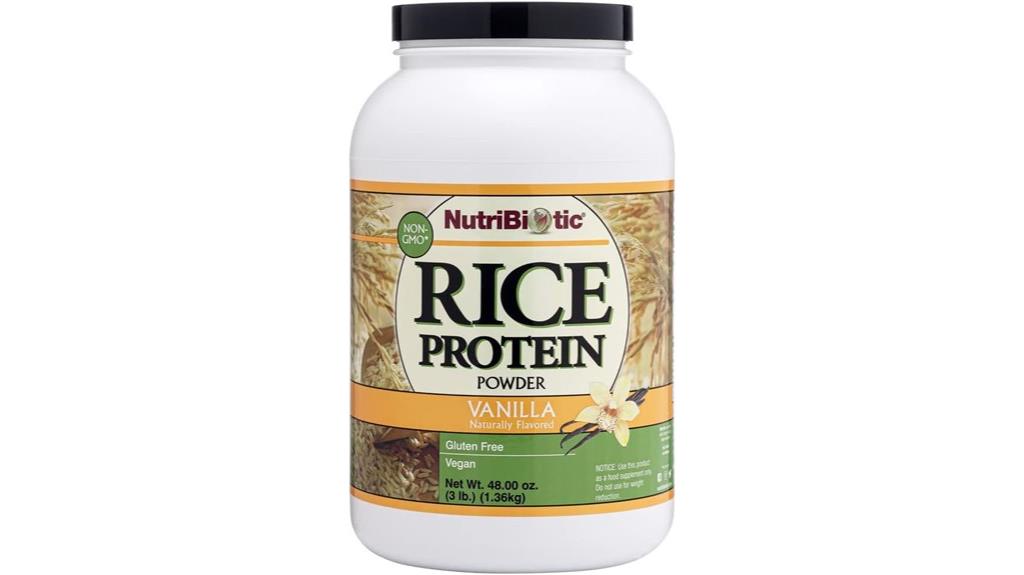 vanilla rice protein powder