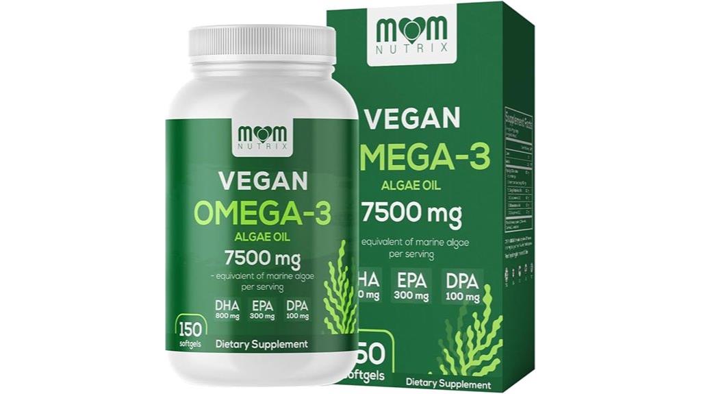 vegan algae oil softgels