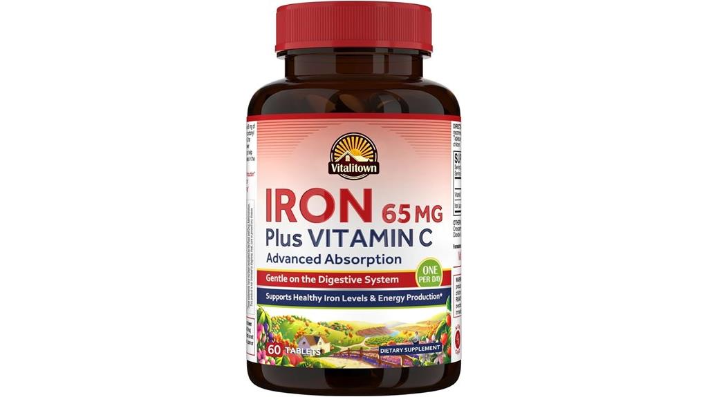 vegan iron pills 60
