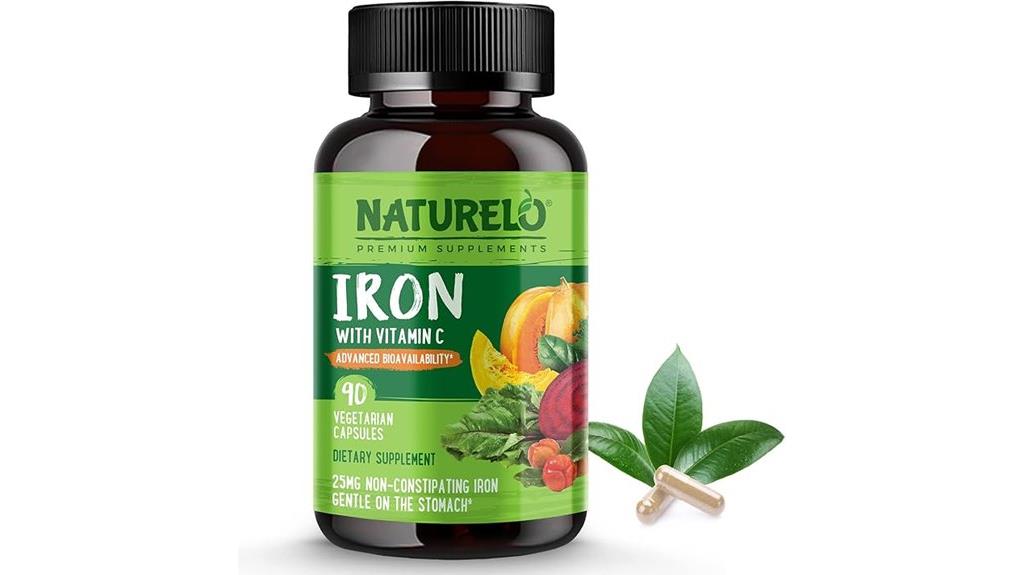 vegan iron supplement with vitamin c