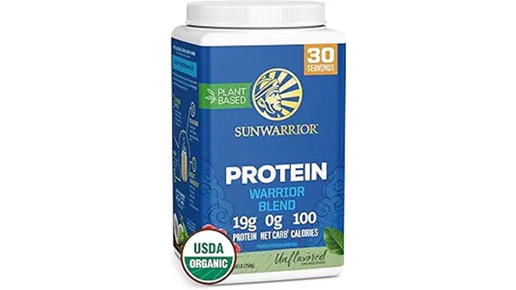 vegan organic warrior protein