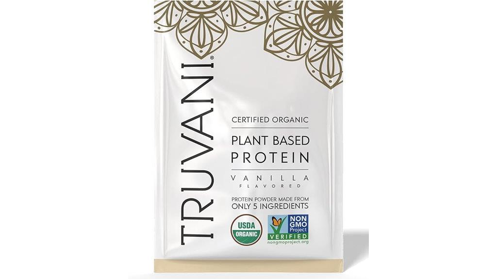 vegan vanilla plant protein