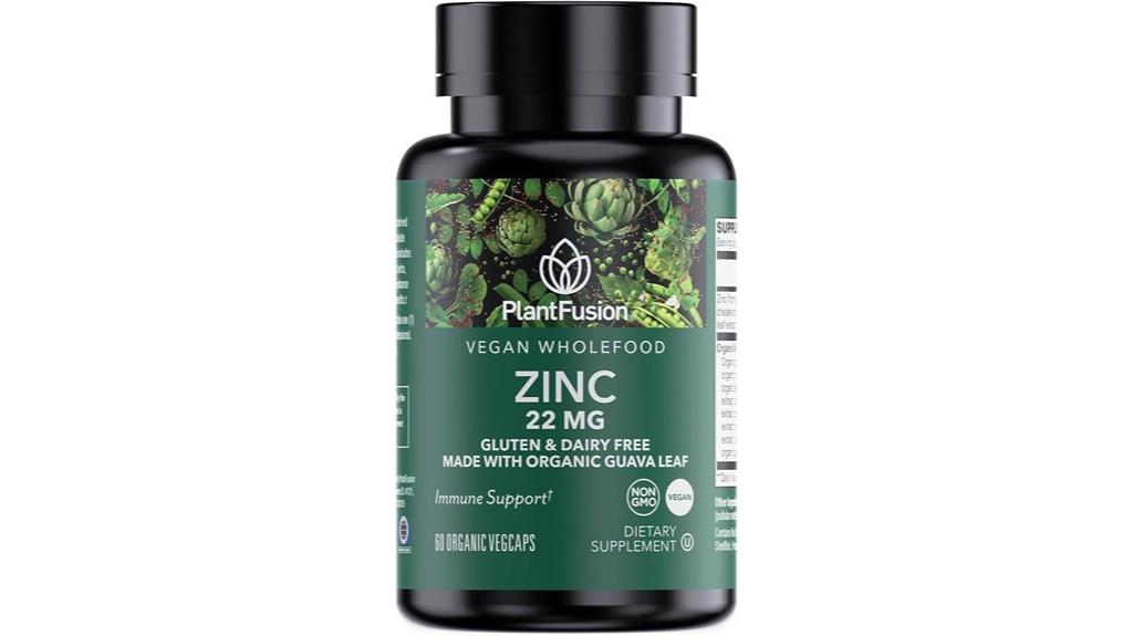 vegan zinc supplement capsules