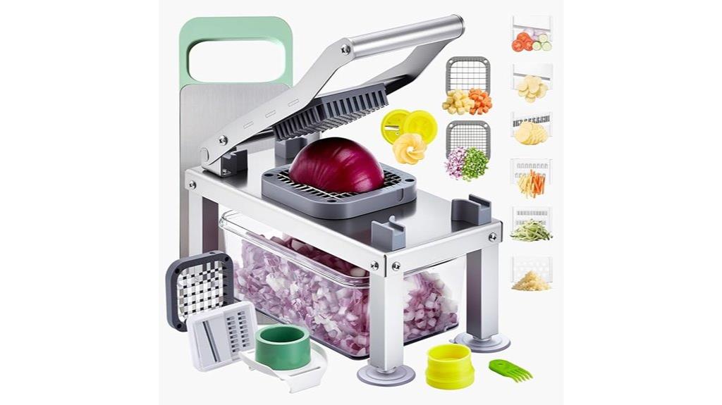 vegetable chopper with blades