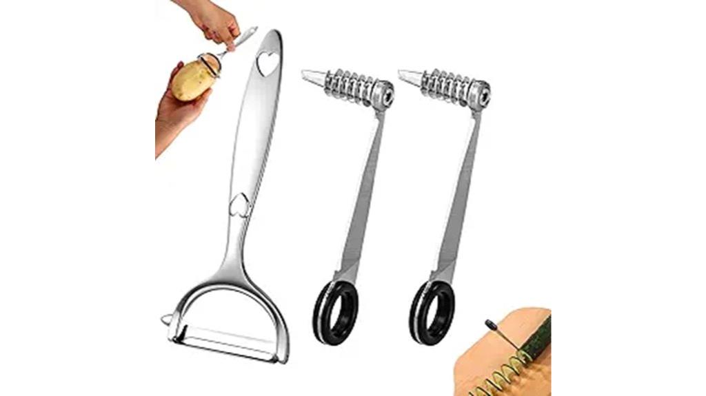vegetable spiralizer and peeler