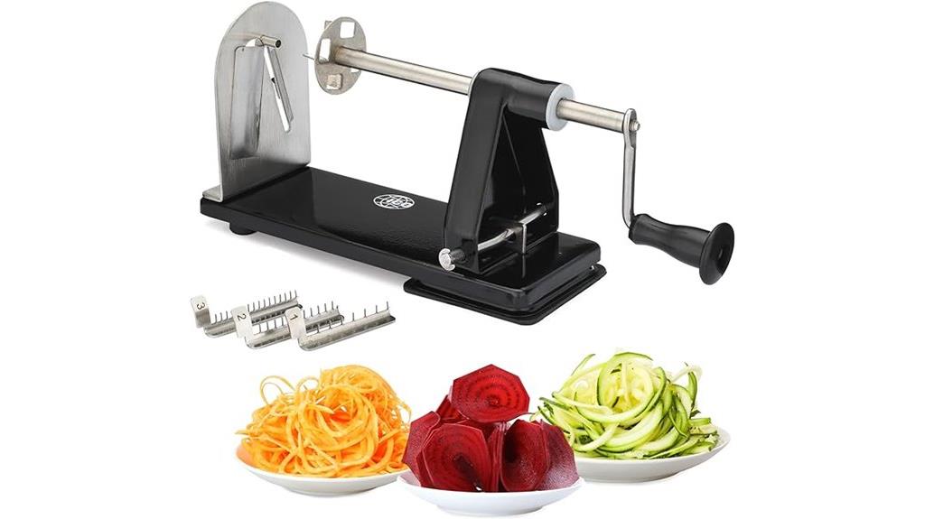 vegetable spiralizer for steel