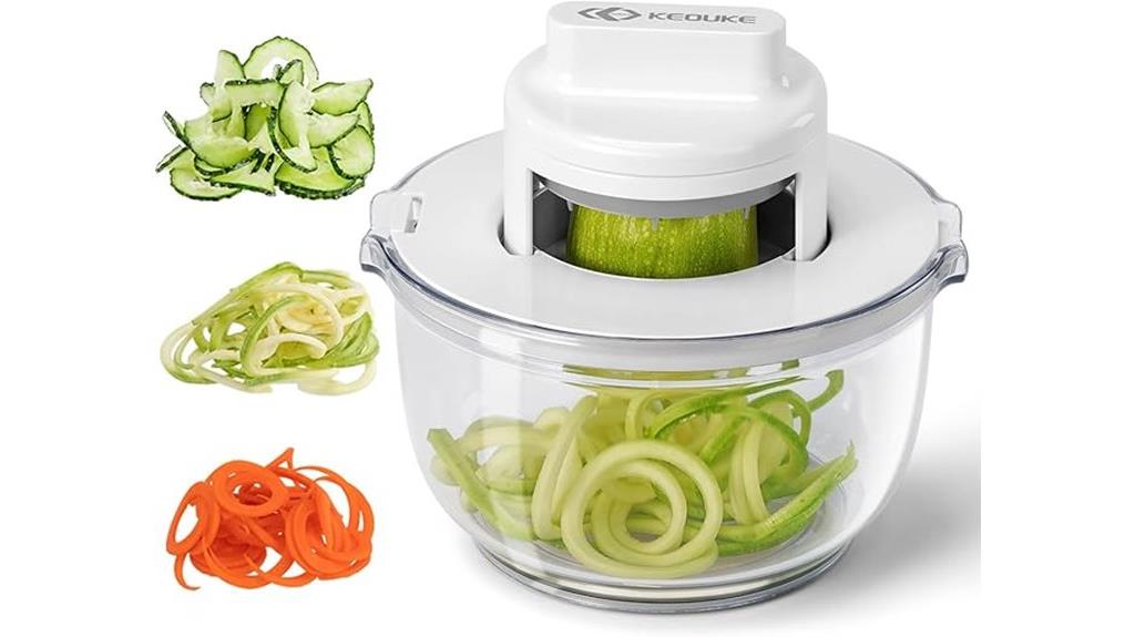 vegetable spiralizer for zucchini
