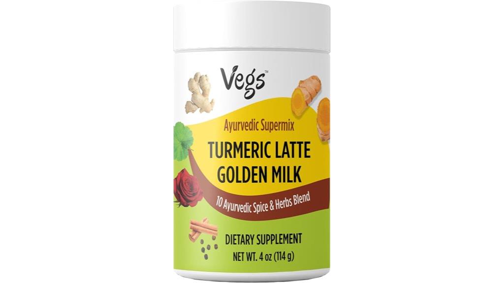 vegs turmeric golden milk