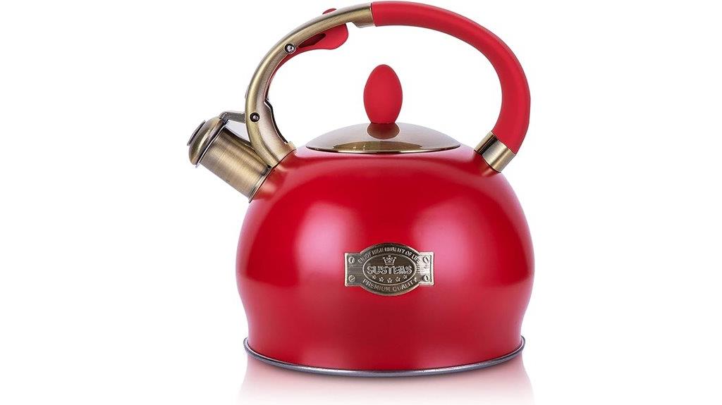 whistling stove tea kettle