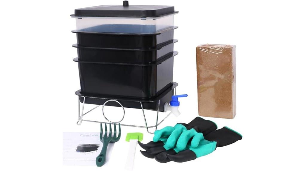 worm composting kit for vermiculture
