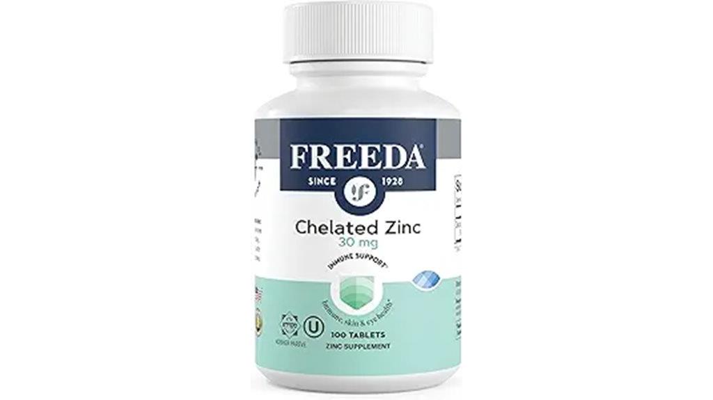 zinc supplement 30mg dosage