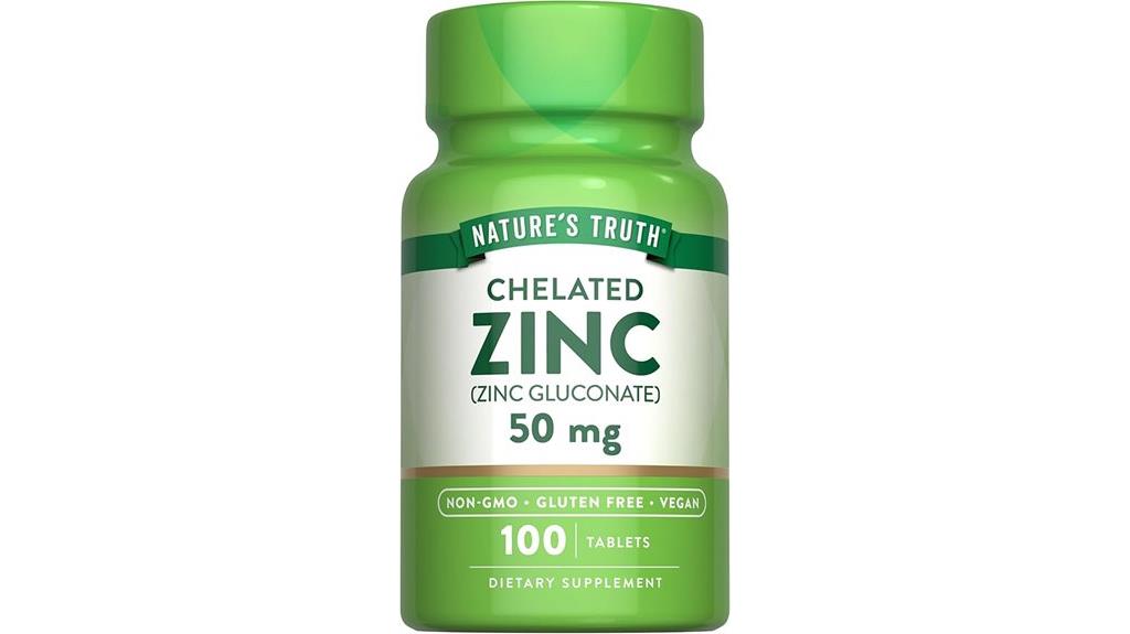 zinc supplement 50mg tablets