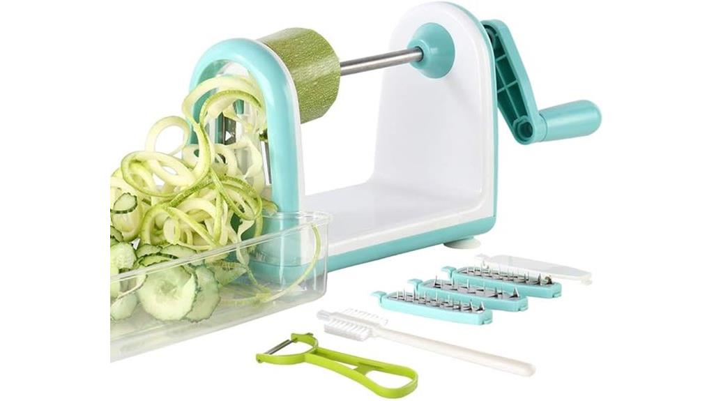 zucchini noodle spiralizer blades