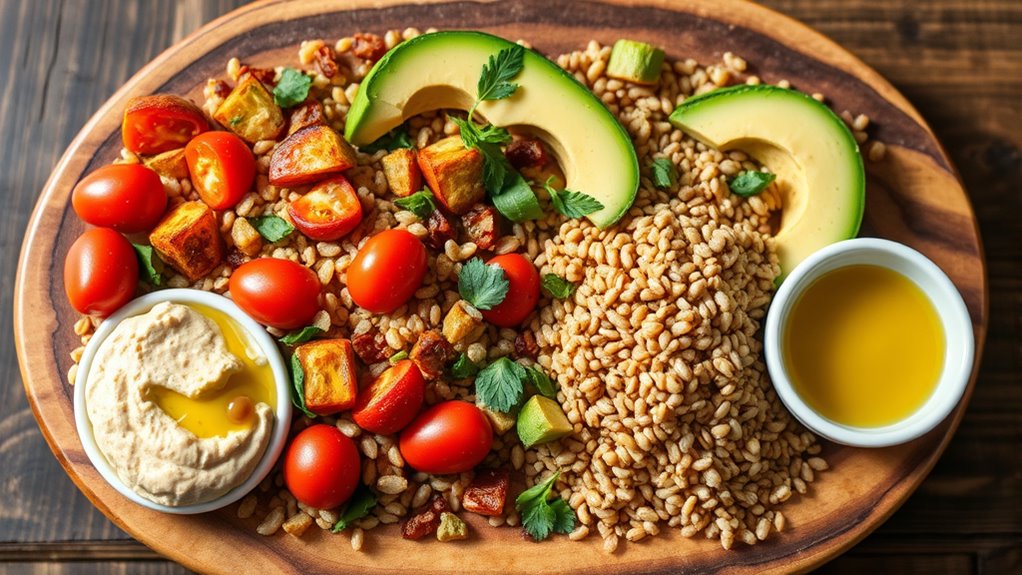 ancient grains boost vegetarian nutrition