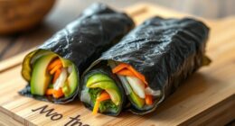avocado crunchy nori rolls