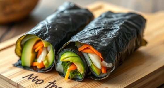 avocado crunchy nori rolls