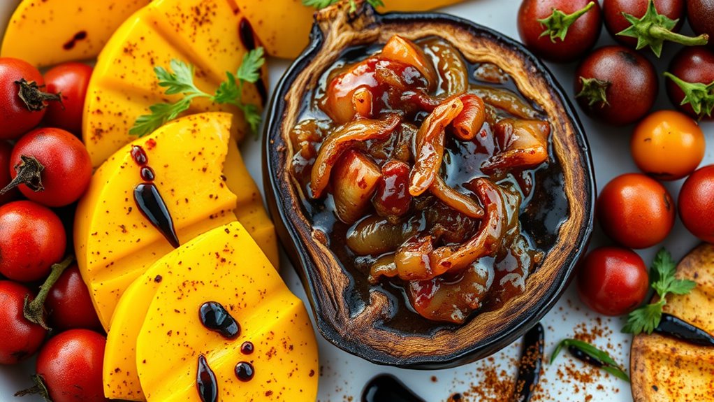 balance smoky sweet flavors