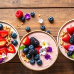 Pulses Smoothie Bowls With Berries berry filled pulse smoothie bowls
