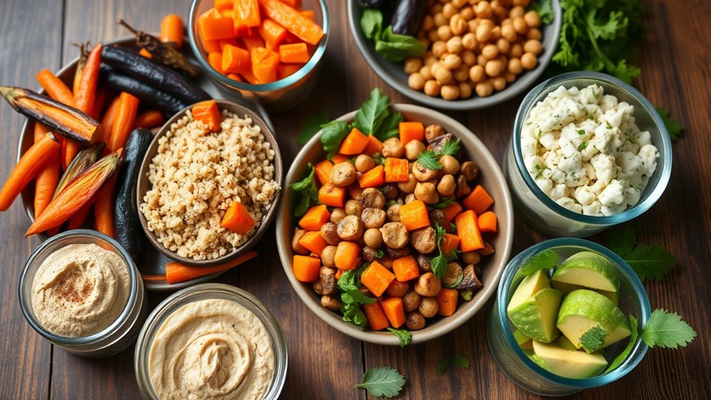 efficient plant based meal prep