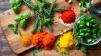 enhancing vegetarian dishes with herbs