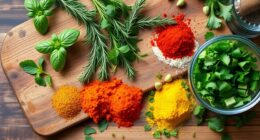 enhancing vegetarian dishes with herbs