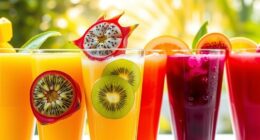 exotic fruit tropical juices