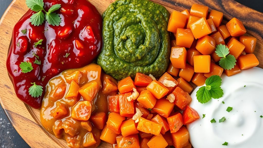 flavorful vegetarian condiment options