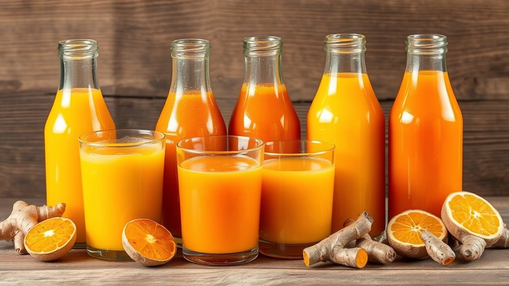 healing ginger turmeric juice