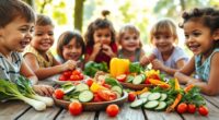 healthy kids eat plants
