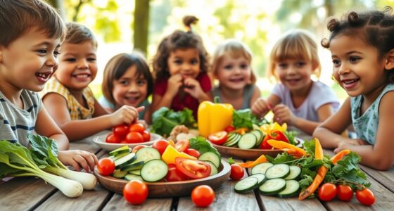 healthy kids eat plants