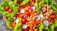 healthy sprouted pulse salads