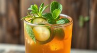 herb infused kombucha mocktails