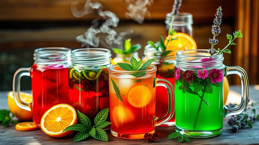 herbal teas enhance juice
