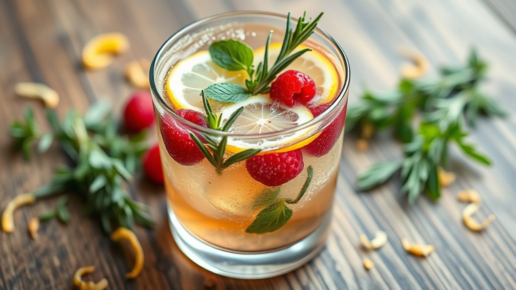 herbs boost kombucha health