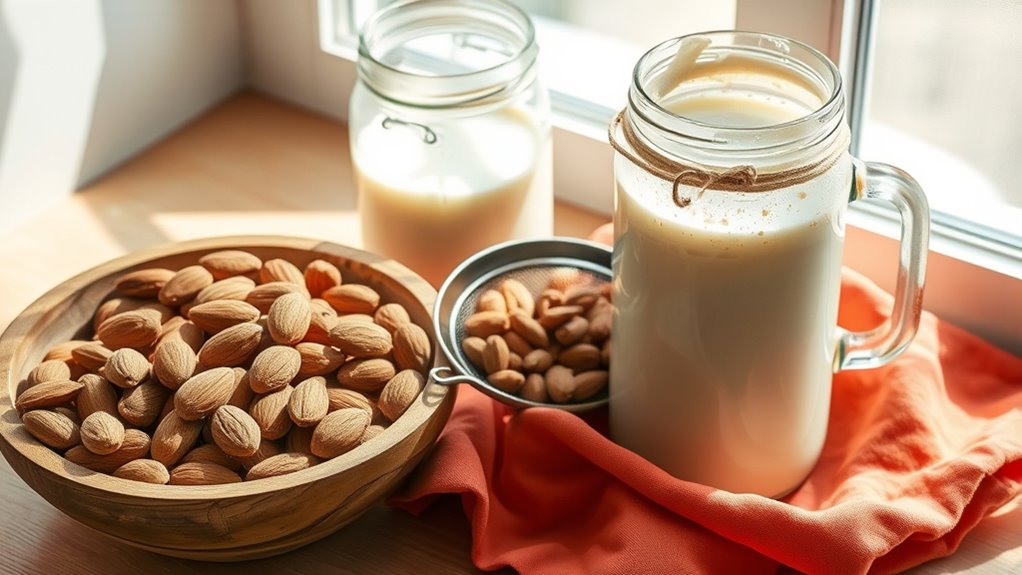 homemade nutritious eco friendly milk