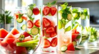 infused waters and foods