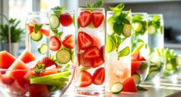 infused waters and foods