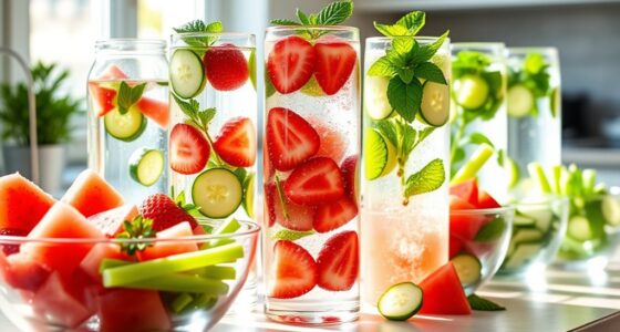 infused waters and foods