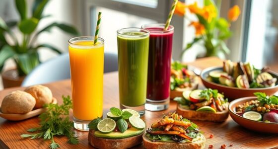 juice and plant meal pairings