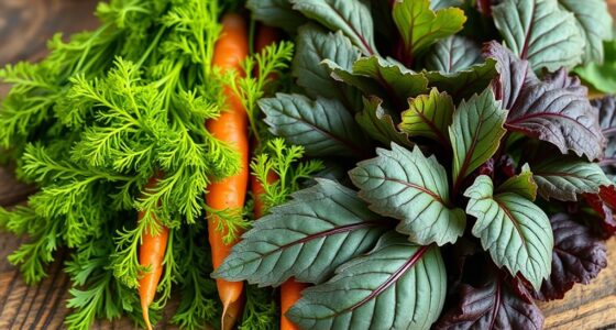 juice from vegetable tops