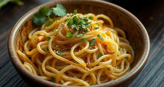 kelp noodles with peanut miso