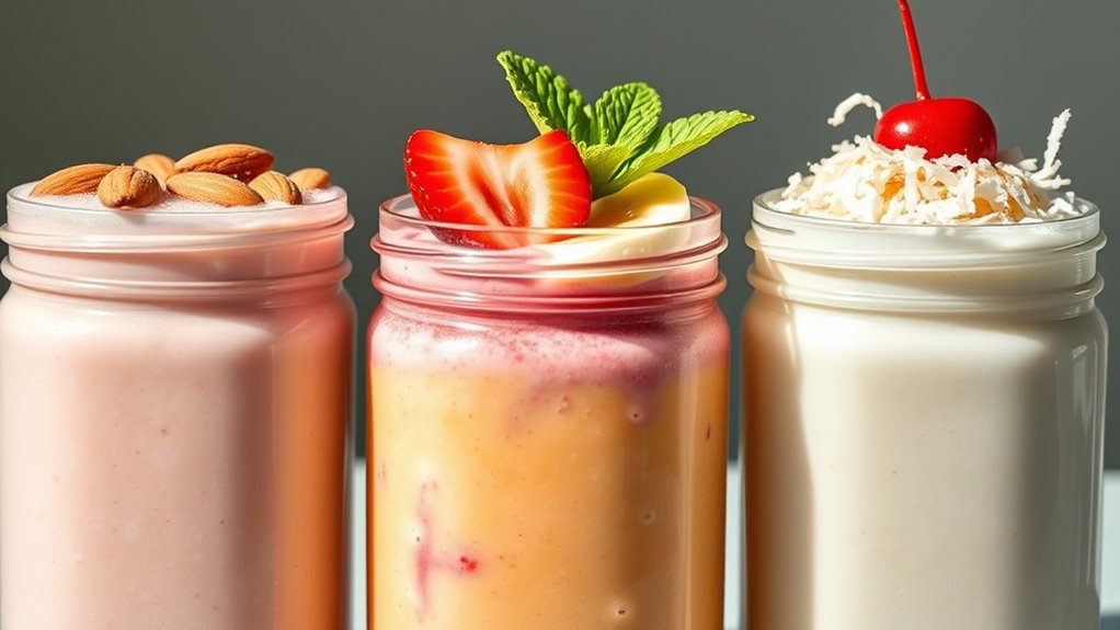nut based vegan nutritious shakes