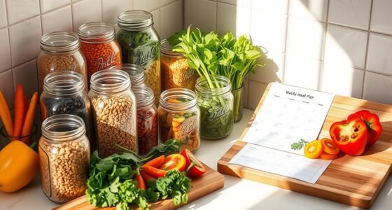 plan meals to reduce waste