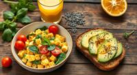 plant based protein breakfast options