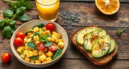plant based protein breakfast options