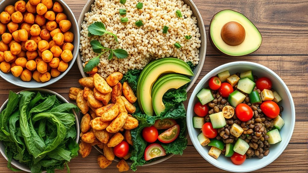 plant based protein variety options