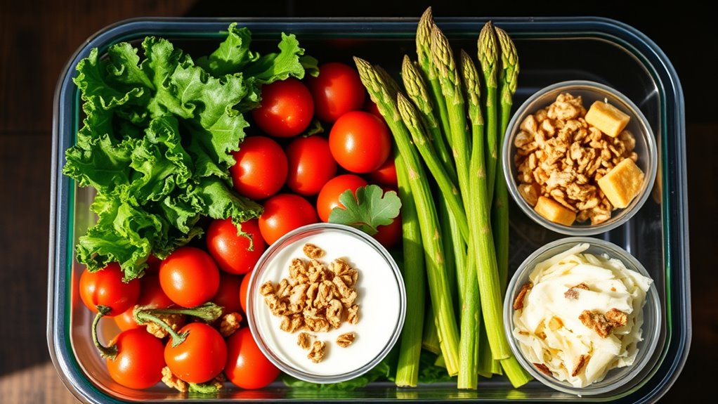 prepped fermented fiber foods