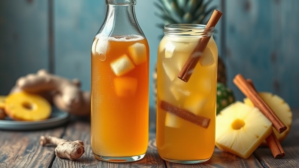 probiotic fermented beverages variety