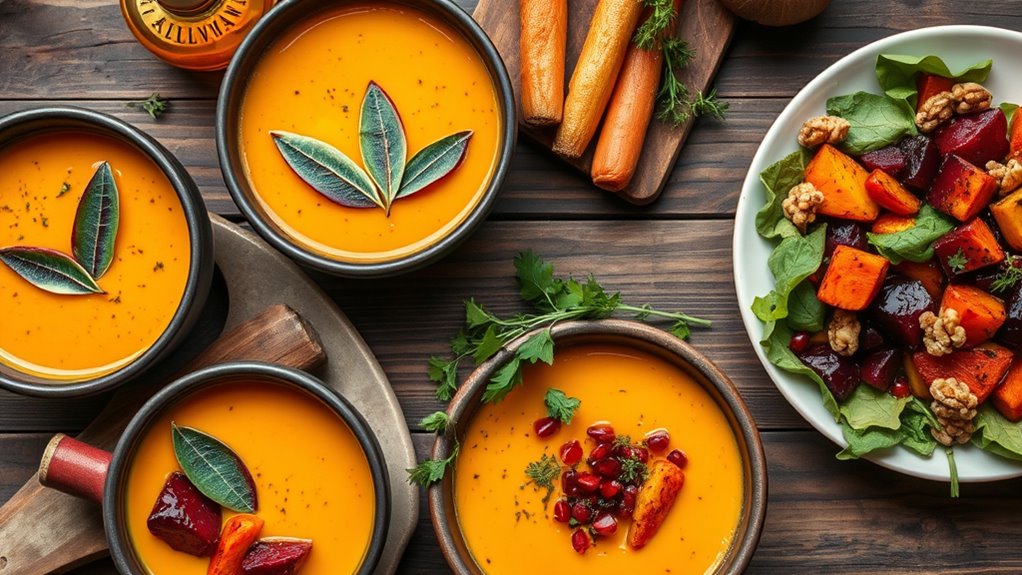 seasonal fall winter vegetarian